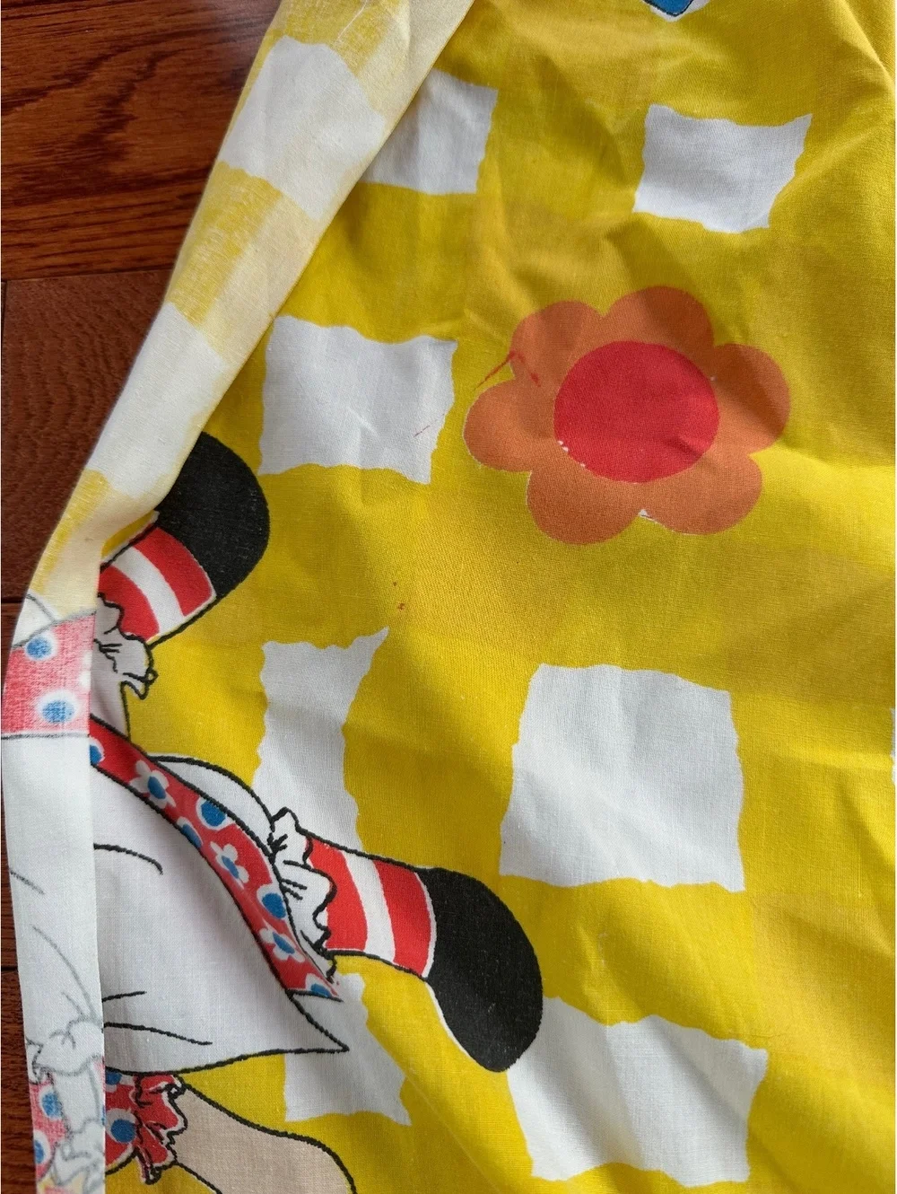 Vintage Raggedy Ann & Andy Twin Fitted Sheet 1970s